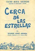 cartel obra teatro - Cerca de las estrellas