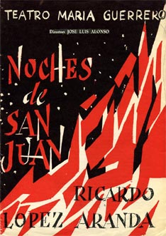 Programa de teatro - Noches de San Juan